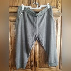 Women's Size 3X Adrienne Vittadini Sport Crop Jogger Capri Athleisure Loungewear